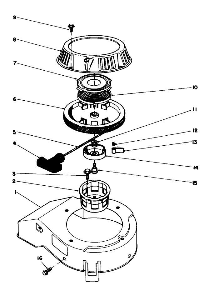 Recoil Assembly model No 47pg6