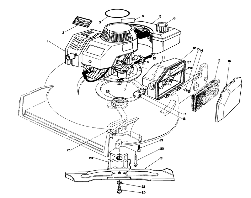 Engine Assembly model No 47pg7