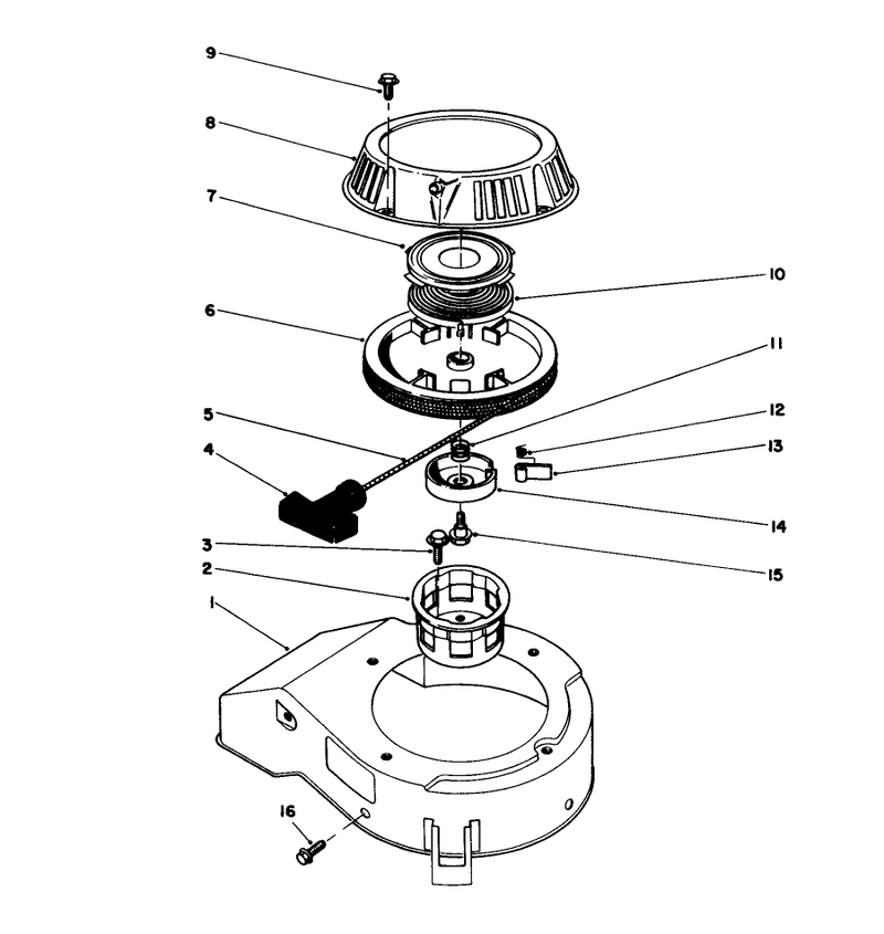 Recoil Assembly model No 47pg6 and 47pg7