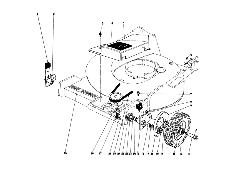 Front Wheel And Pivot Arm Assembly