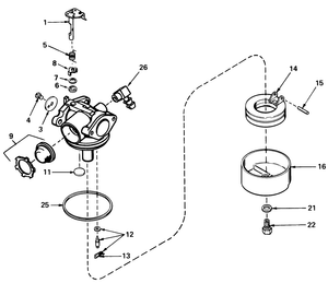 Carburetor No 632050