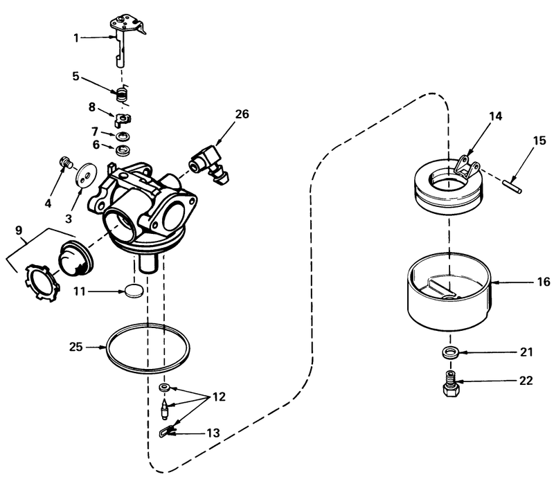 Carburetor No 632050
