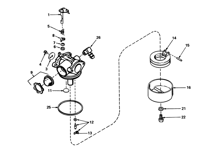 Carburetor No 632050