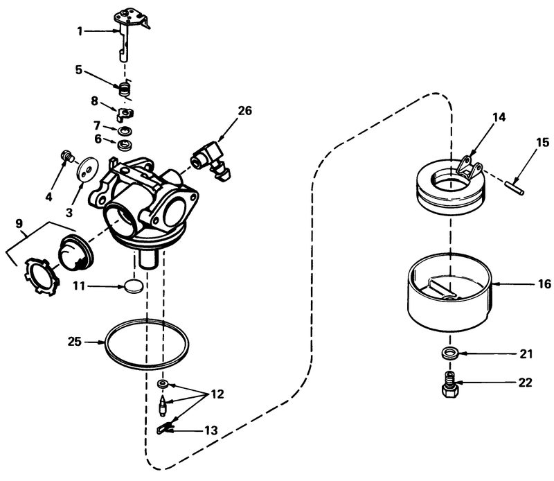 Carburetor No 632050