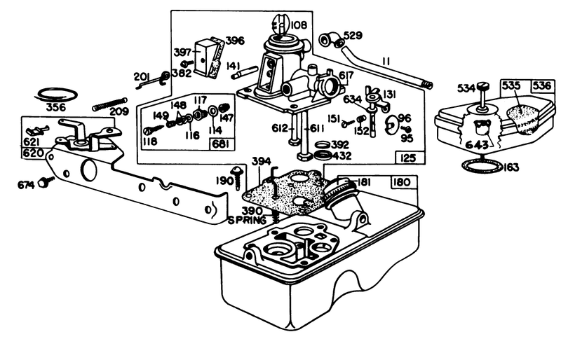 Carburetor Assembly Model 92908 1956 01