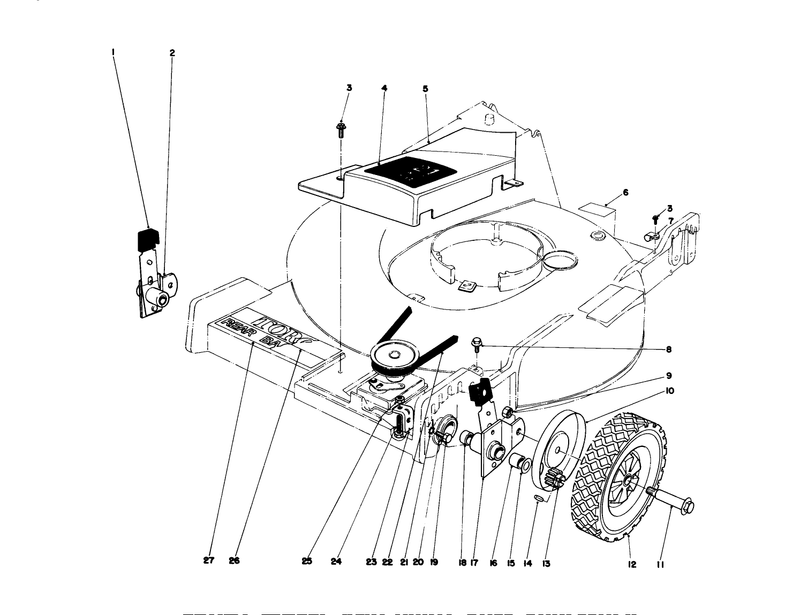 Front Wheel And Pivot Arm Assembly