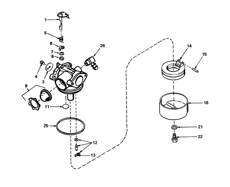 Carburetor No 632050