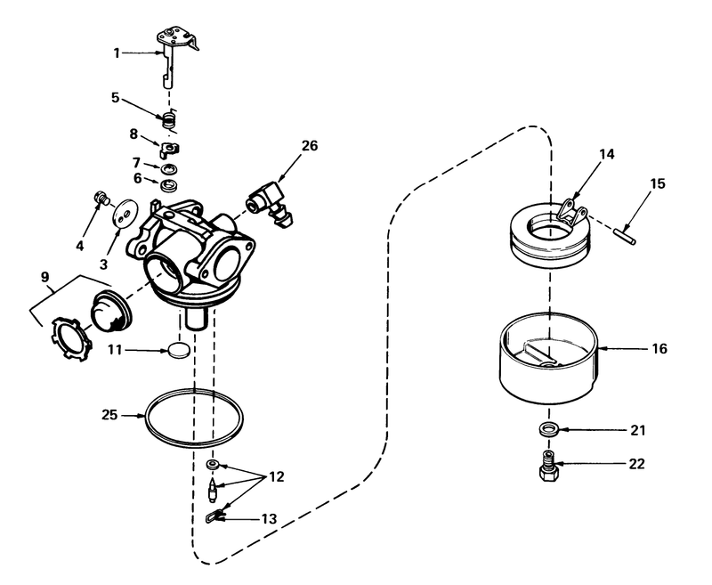 Carburetor No 632050