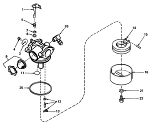 Carburetor No 632050