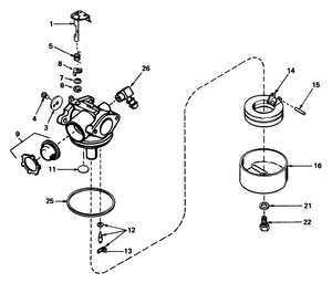 Carburetor No 632050