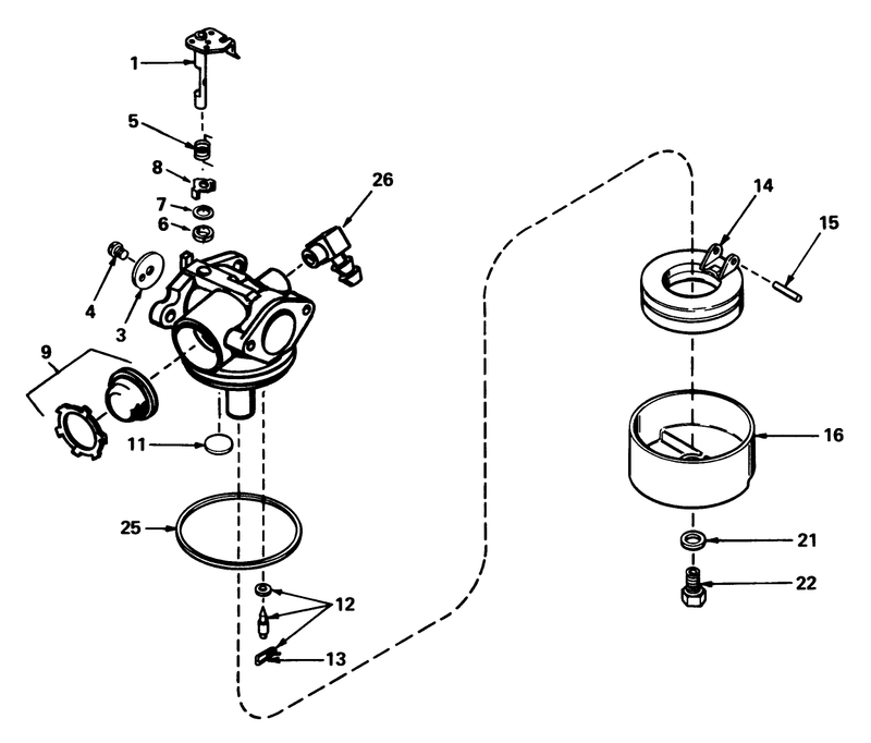 Carburetor No 632050