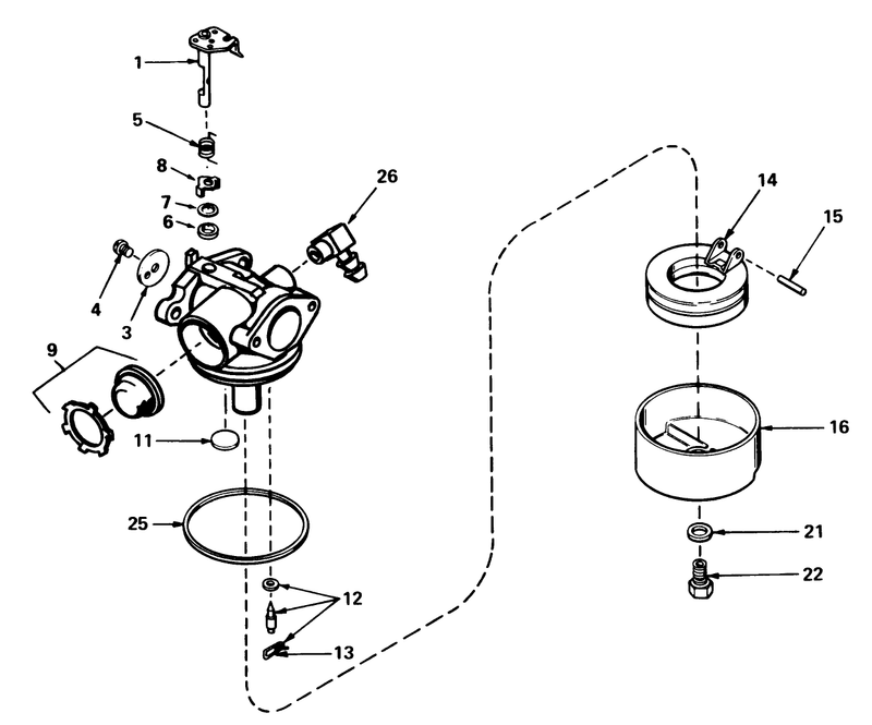 Carburetor No 632050