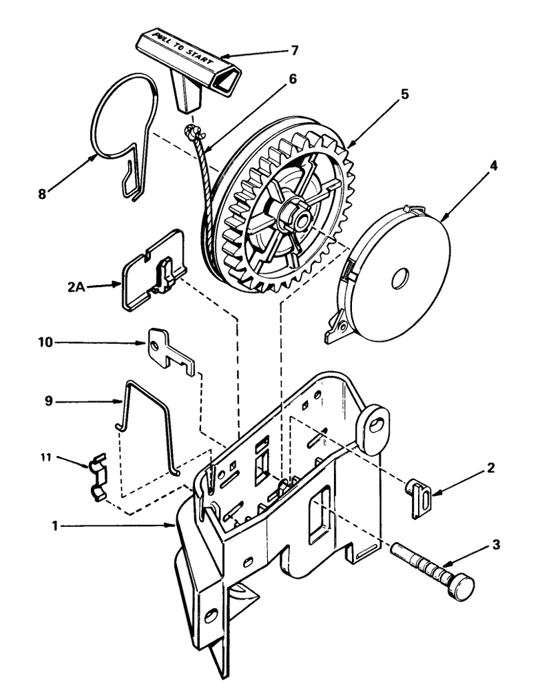 Rewind Starter No 590531
