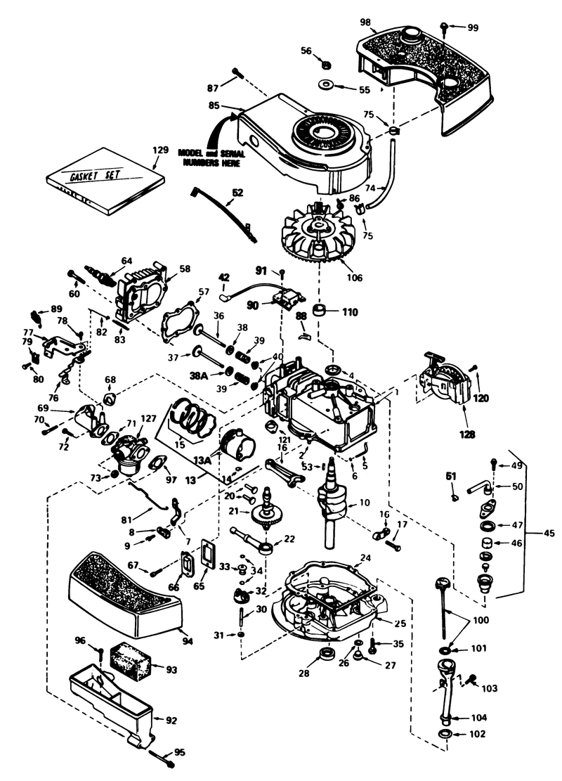 Engine Tecumseh Model No Tnt 100 1oo99e continued