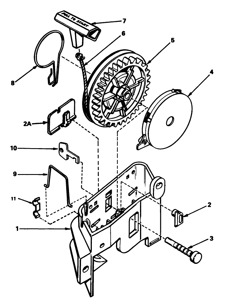 Rewind Starter No 590531