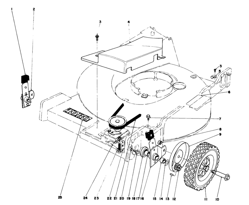 Front Wheel And Pivot Arm Assembly