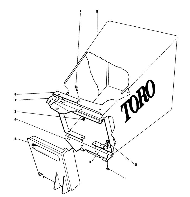 Grass Bag Assembly No 6 7859
