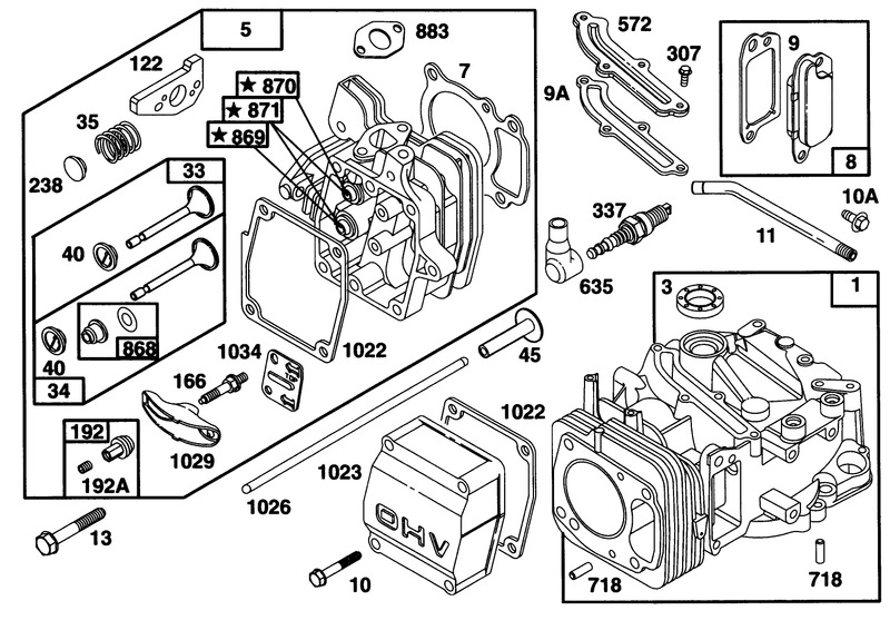 Engine Gts 150 Ohv