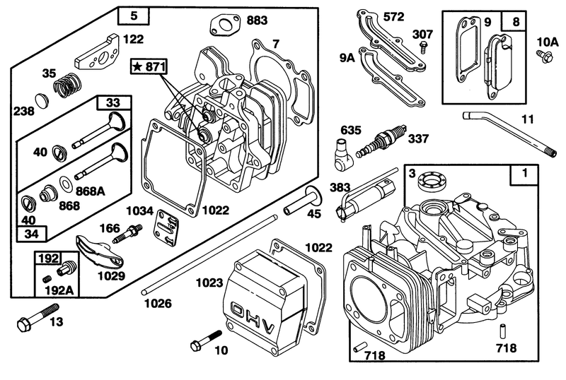 Engine Gts 150 Ohv