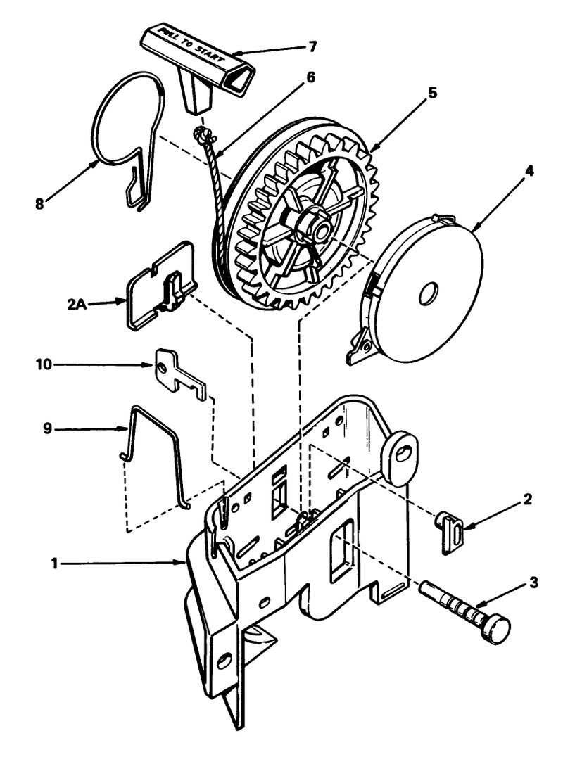 Rewind Starter No 590531