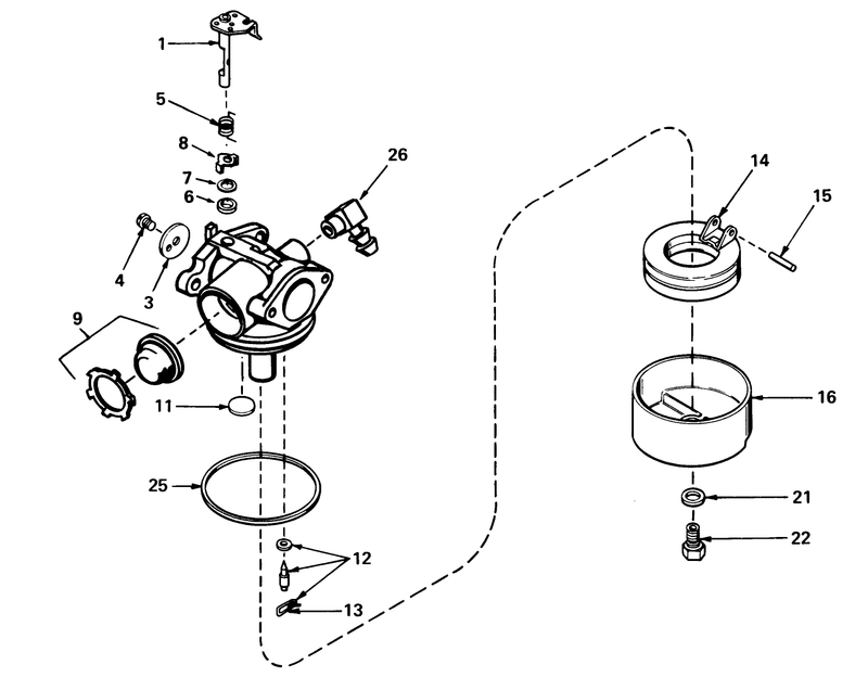 Carburetor No 632050