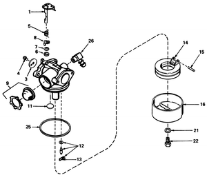Carburetor No 632050