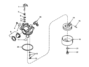 Carburetor No 632050