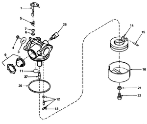 Carburetor No 632050a