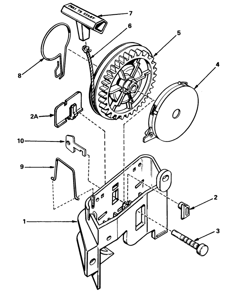 Rewind Starter No 590531