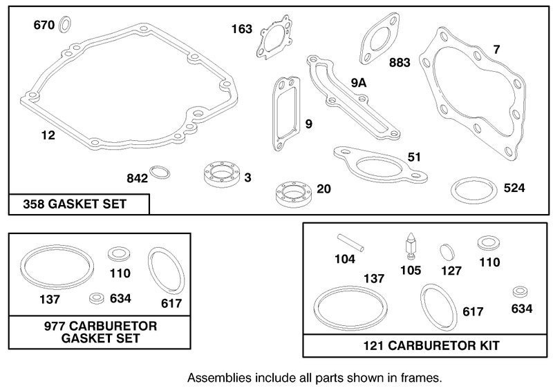 Engine Briggs and Stratton Model 12f802 0650 01
