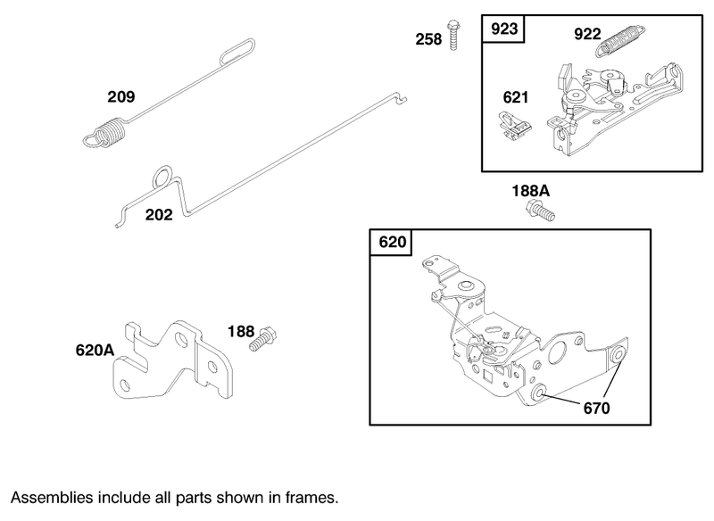 Engine Briggs and Stratton Model 12f802 1750 E1