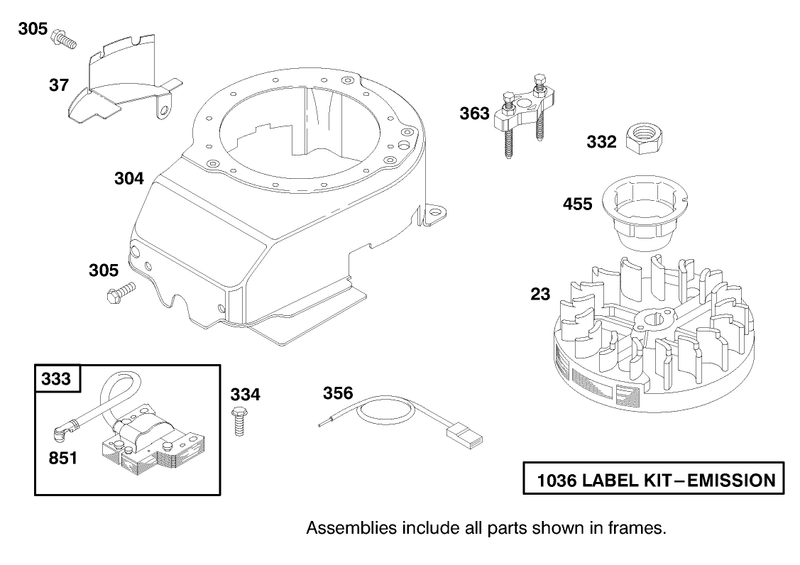Engine Briggs and Stratton Model 12f802 1750 E1
