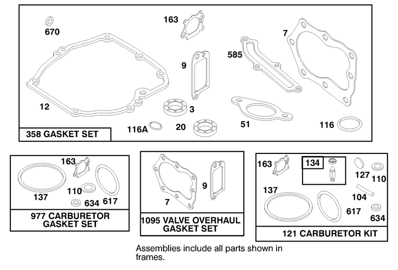 Engine Briggs and Stratton Model 12f802 1750 E1