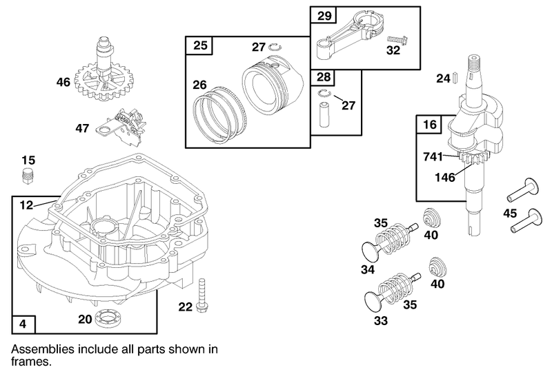 Engine Briggs and Stratton Model 12f802 1750 E1