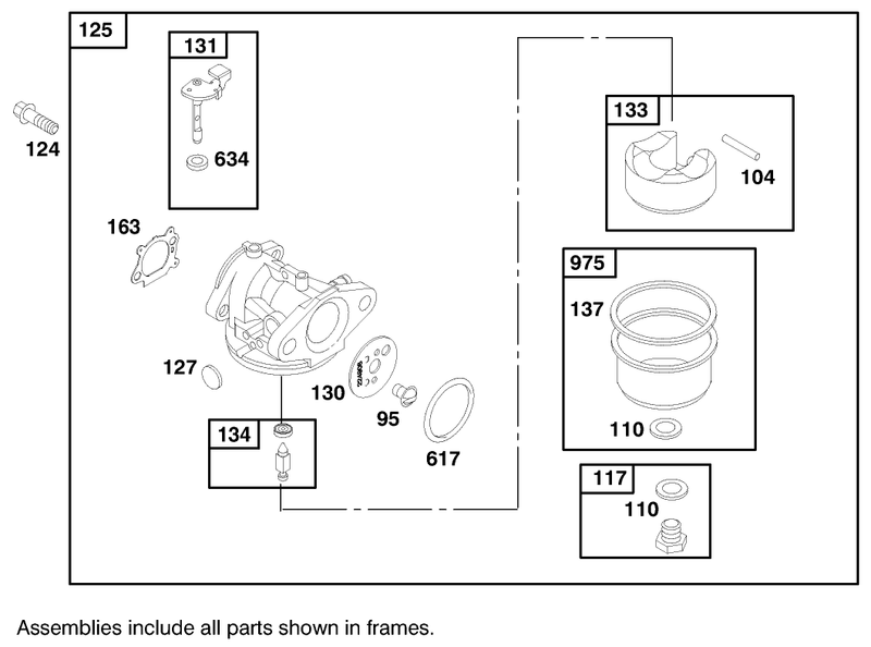 Engine Briggs and Stratton Model 12f802 1750 E1