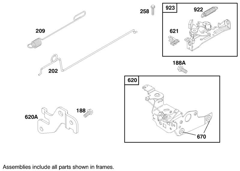 Engine Briggs and Stratton Model 12f802 1750 E1