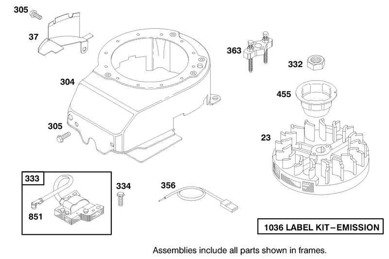 Engine Briggs and Stratton Model 12f802 1750 E1