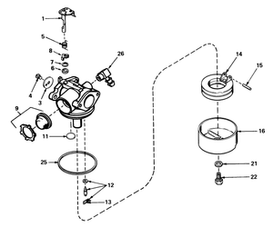 Carburetor No 632050