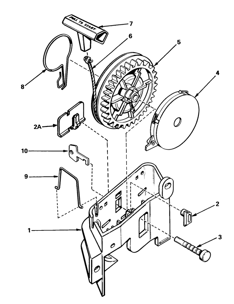 Rewind Starter No 590531
