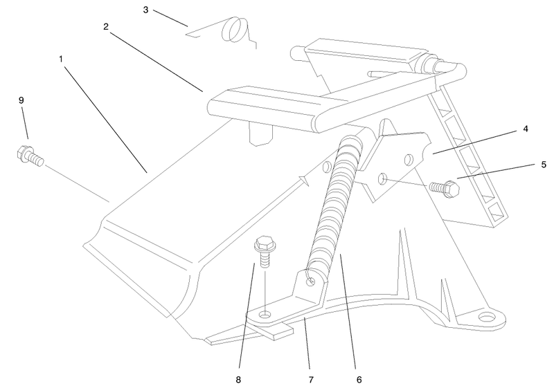 Rear Bagging Discharge Chute Assembly