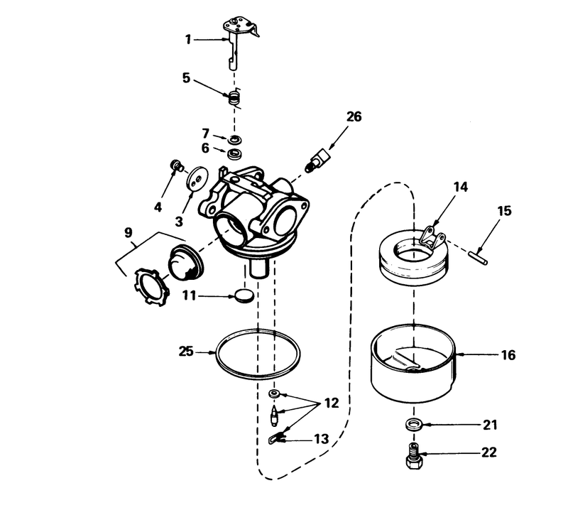 Carburetor No 632098