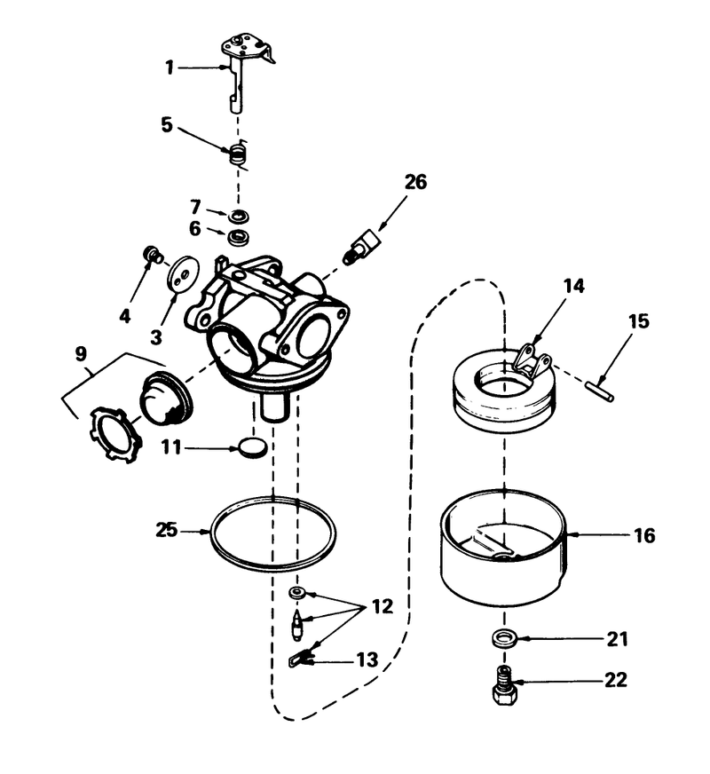 Carburetor No632098