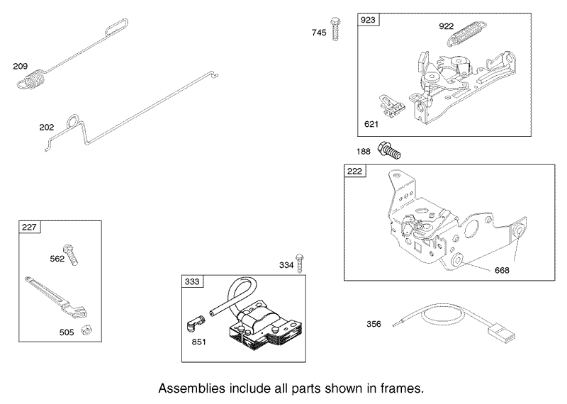 Governor Assembly Briggs and Stratton Model 12H802 1720 B1