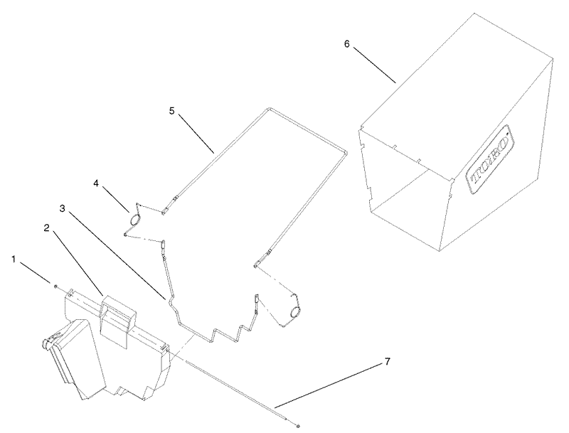 Rear Grass Bag Assembly No 11 0189
