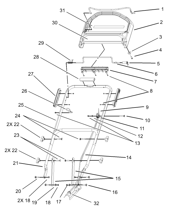 Handle and Control Assembly