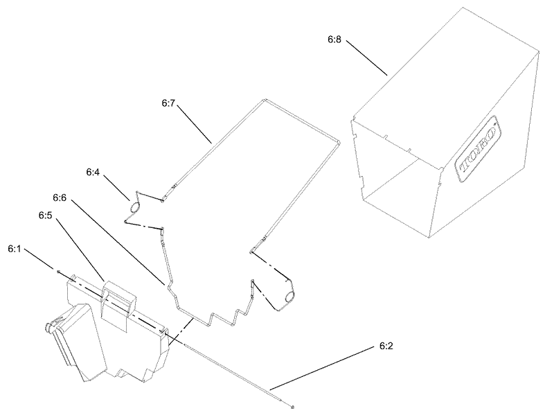 Rear Grass Bag Assembly No 11 0189