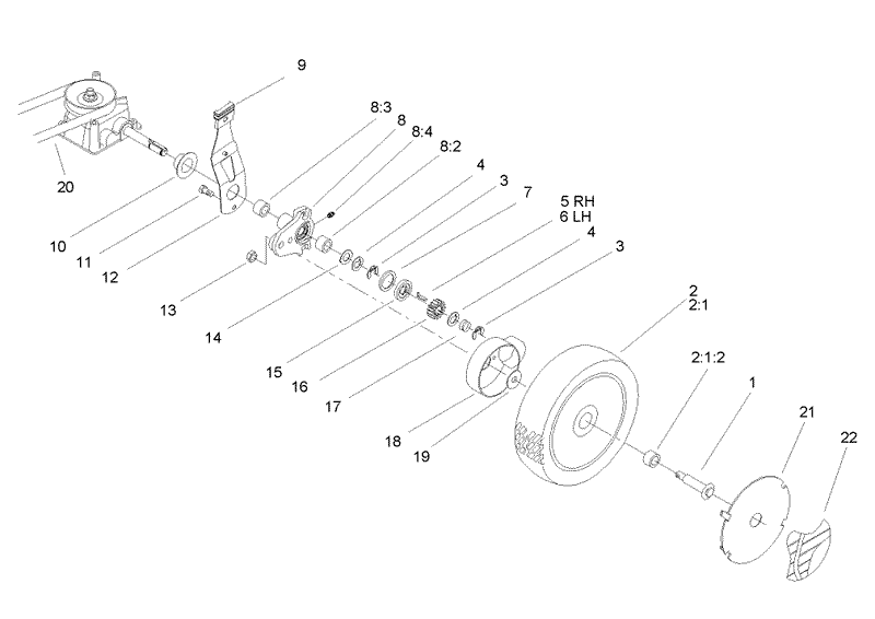 Gearcase and Wheel Assembly