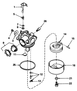 Carburetor No 632098