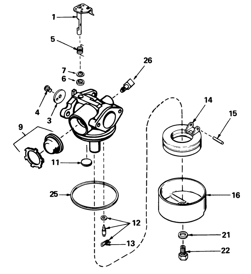 Carburetor No 632098