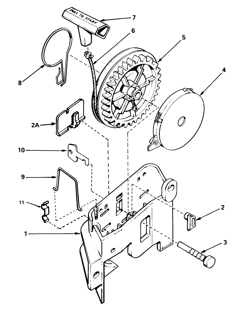 Rewind Starter No 590531